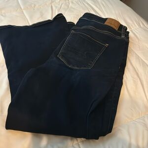 American Eagle dark wash flare leg jeans